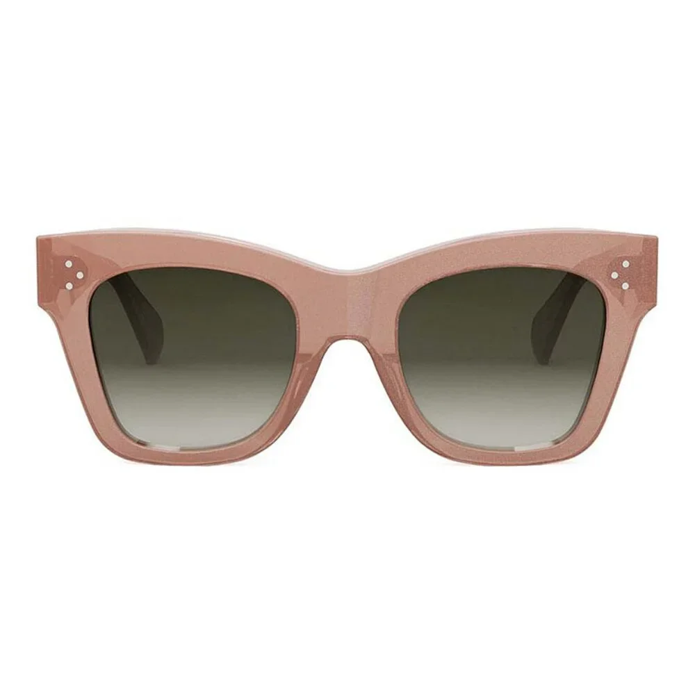 NEW CELINE WOMEN CAT EYE SUNGLASSES CELINE CL4004IN 74F PINK BROWN EYEWEAR - Picture 2 of 3